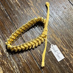 Park Lane Yellow adjustable bracelet. Gold and yellow. Brand new with tag